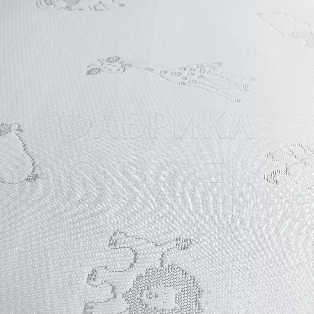 Матрасные комплектующие Матрасные ткани Трикотаж Матрасная ткань Зоопарк F005 серый купить ОПТОМ Фортекс