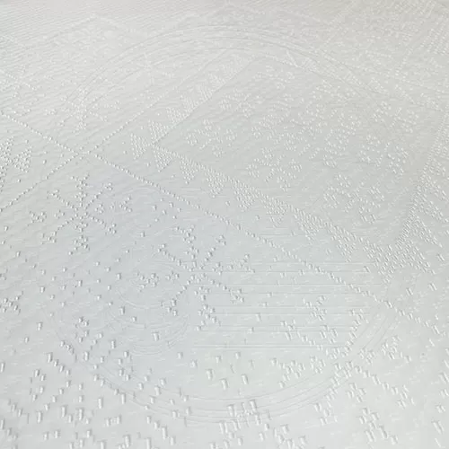 Трикотажное полотно FRTX 25 008 Оренбург Белый оптом для производства матрасов