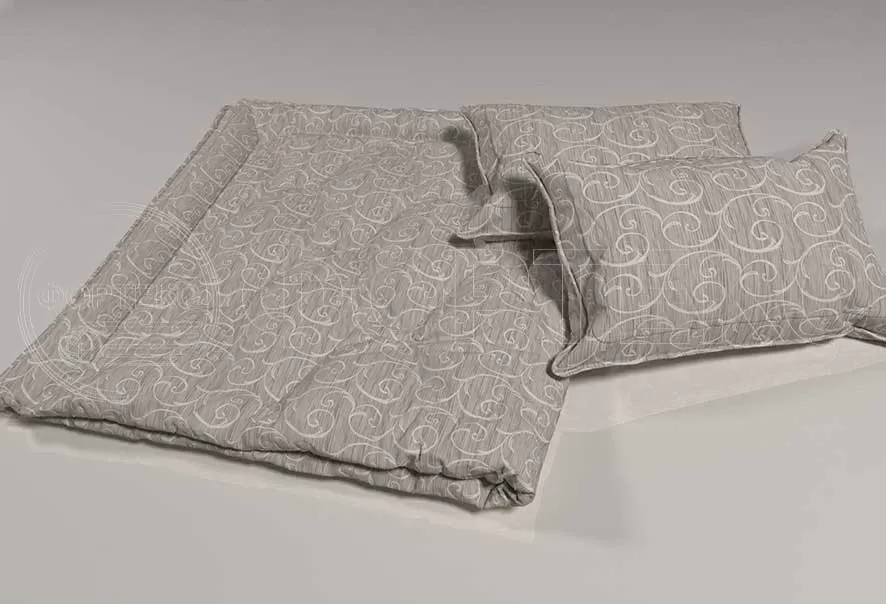 Микрофибра набивная беж 5BJ-195064-5 Завиток Бао