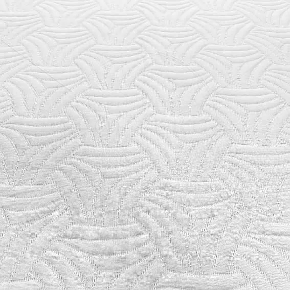 Трикотажное полотно X-601 white геометрический узор