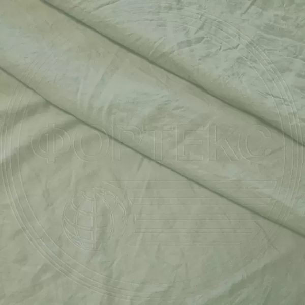 Микрофибра мятая 5YU-Tea 16-0213 C зеленая складка