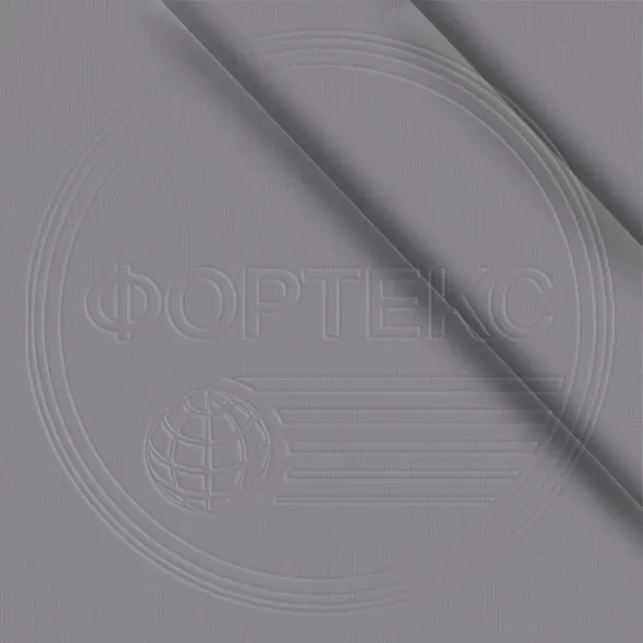 Твил-сатин гладкокрашеный Silver Filigree серый, без рисунка