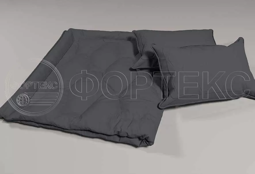 Поликоттон однотонный 01-Grey 18-0201 без рисунка