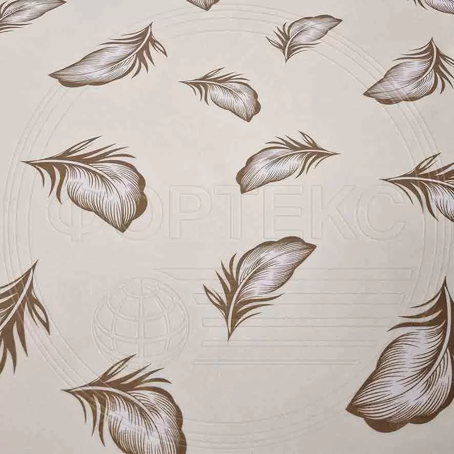 Микрофайбер набивной 5BJ-1844-2 Перо бежевого цвета