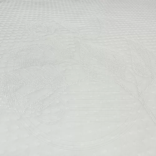 Трикотажное полотно FRTX 25 021 Береза Белый для производства матрасов