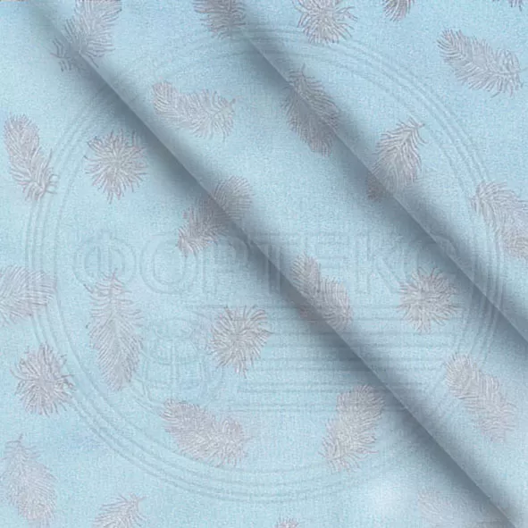 Ткань Тик набивной A19-571 silverA19-571 silver