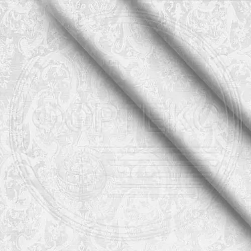 Поликоттон «белое на белом» 01-1001 white белый, рисунок ажур