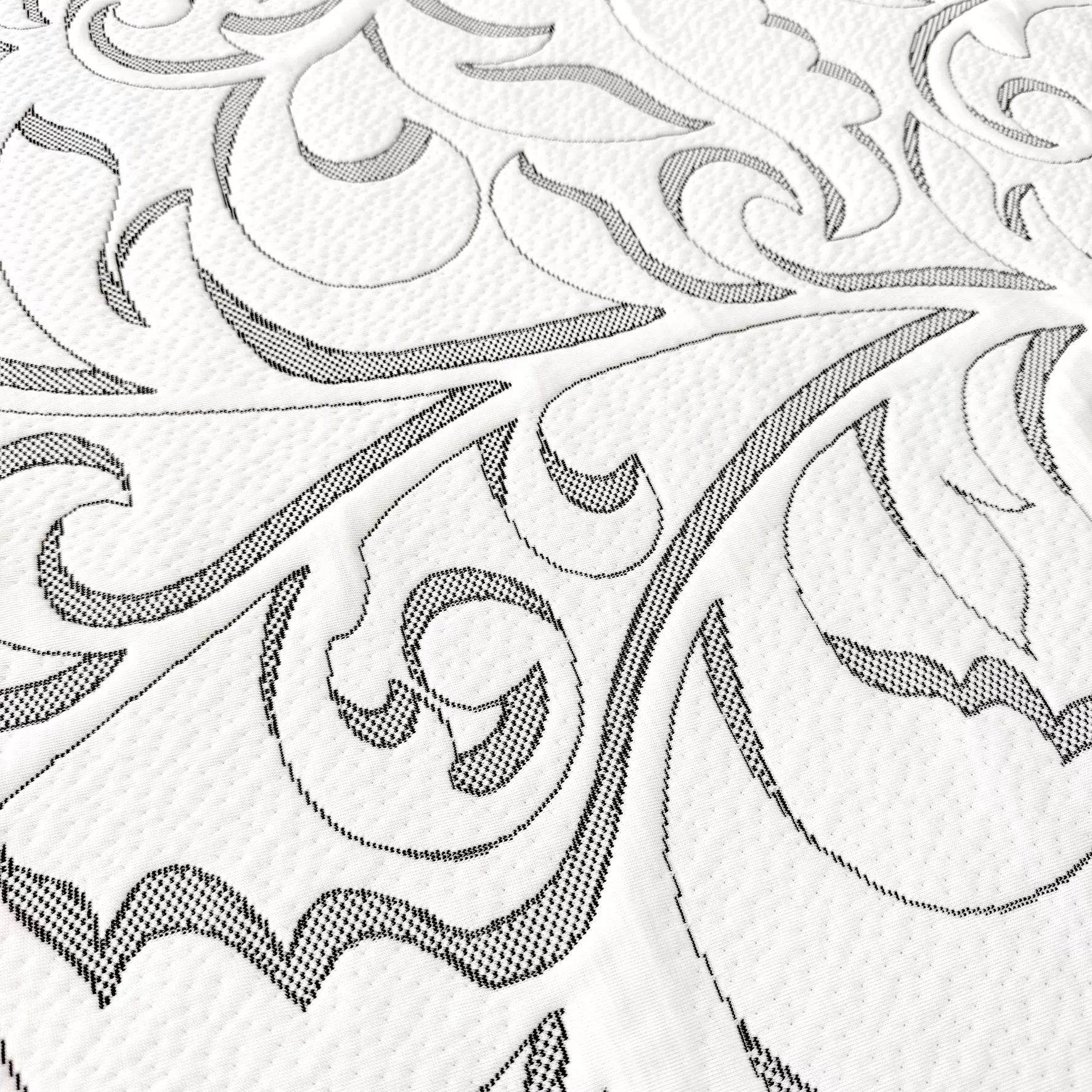 Матрасные комплектующие Матрасные ткани Трикотаж Трикотаж F061 бело-черный купить ОПТОМ Фортекс