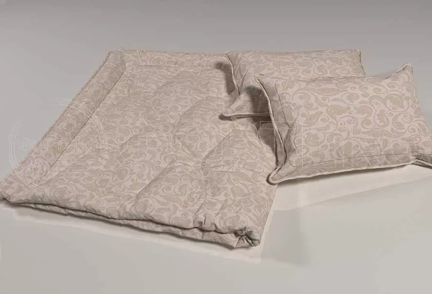 Микрофибра набивная беж. 5BJ-6281 рис. завиток