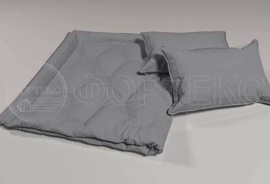 Поликоттон однотонный 01-Grey 16-3850 без рисунка