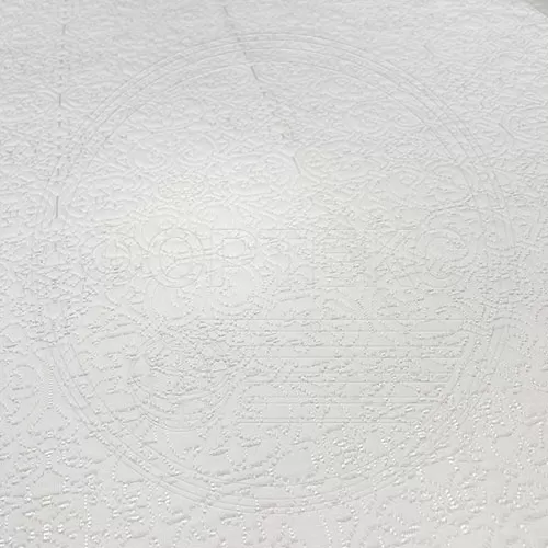 Трикотажное полотно FRTX 25 002 Касли Белый для матрасов и наматрасников