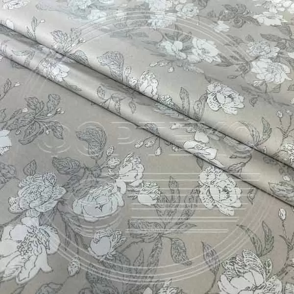 Ткань Тик набивной A19-5601 grayA19-5601 grey