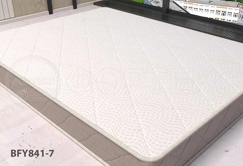 Ткань жаккард полиэстер для матраса TITO beige