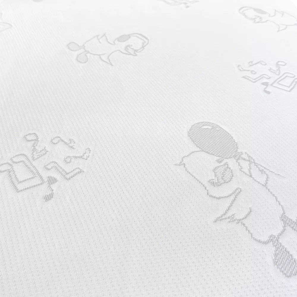 Матрасные комплектующие Матрасные ткани Трикотаж Трикотаж F136 бело-серый купить ОПТОМ Фортекс