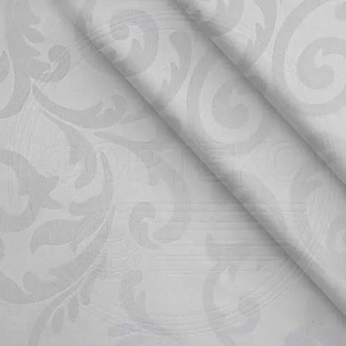 Микрофайбер набивной с жаккардом 5BJ-45 white вензель A