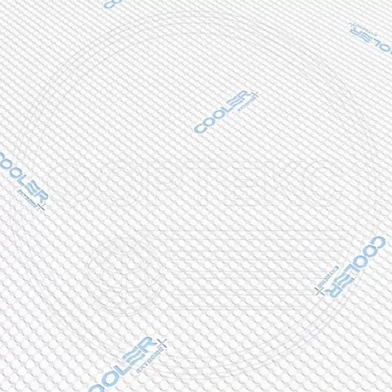 Трикотажное полотно MINI COOLER BUBBLE-234888 белого цвета с тематическим дизайном