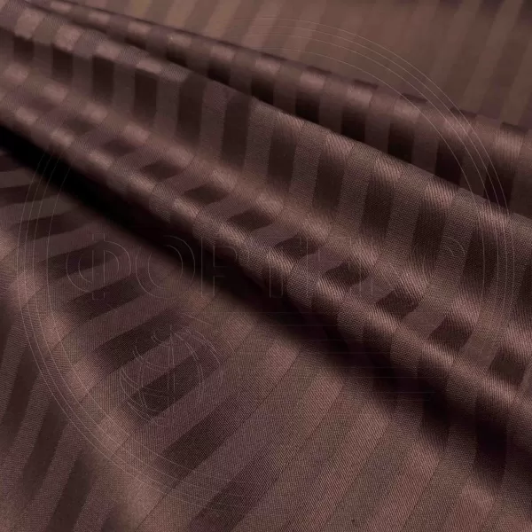 Ткани для постельного белья оптом Ткань с жаккардом 79-1*1 Chicory Coffee купить ОПТОМ Фортекс