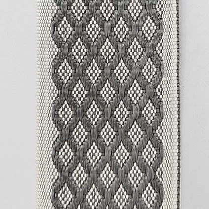 Лента окантовочная цветная AР-Ут ромб 9.2 темно-серая