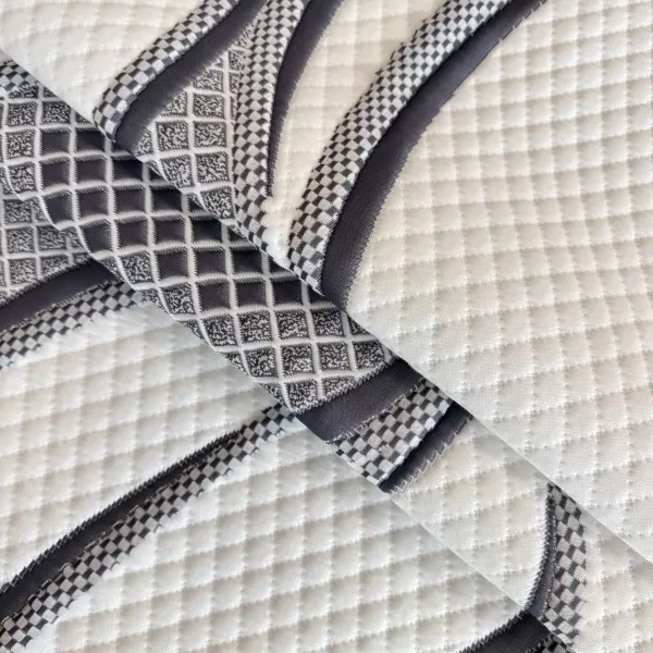 Матрасные комплектующие Матрасные ткани Трикотаж Трикотаж F097 бело-серый купить ОПТОМ Фортекс