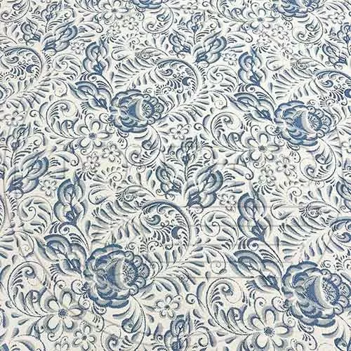 Трикотажное полотно FRTX 25 015 Гжель матрасные ткани оптом