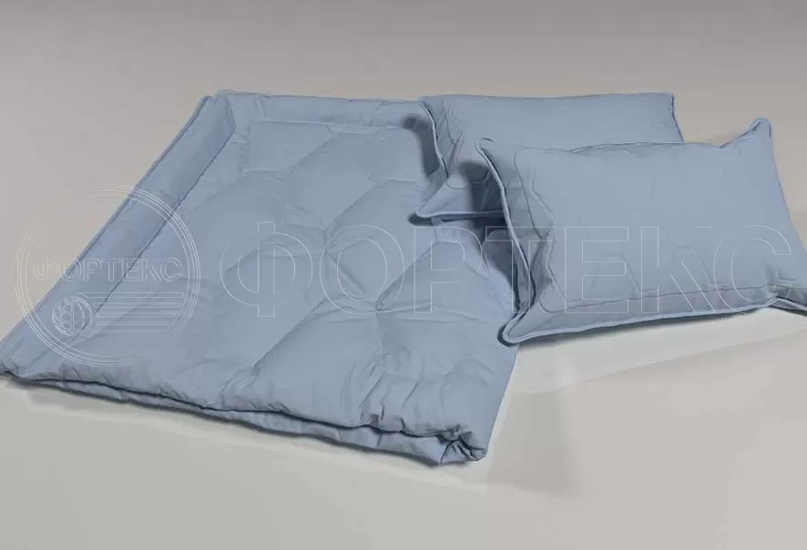 Поликоттон однотонный 01-Blue голубой