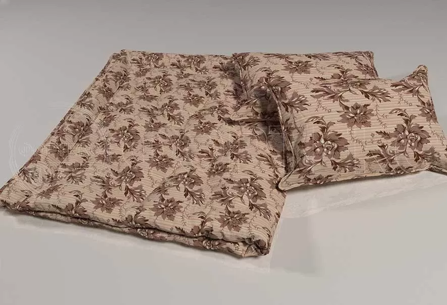 Микрофибра набивная 5BJ-2112 беж., цветочный принт