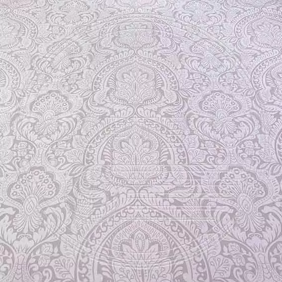 Тик смесовый набивной A1-5451 pink розовый, дамасский узор