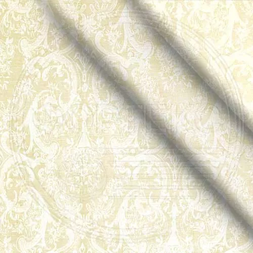 Поликоттон «белое на белом» 01-1001 beige бежевый, рисунок ажур