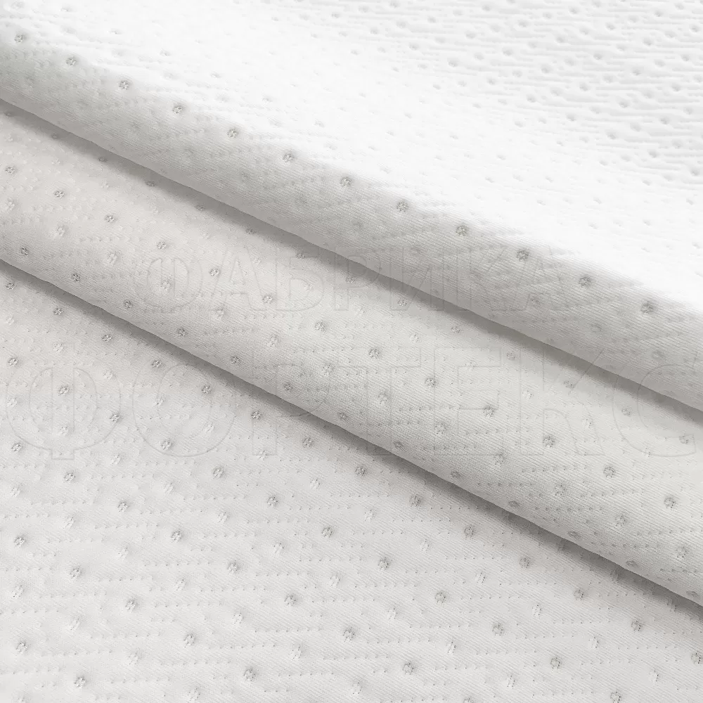 Матрасные комплектующие Матрасные ткани Трикотаж Матрасная ткань Точки X117 серый купить ОПТОМ Фортекс