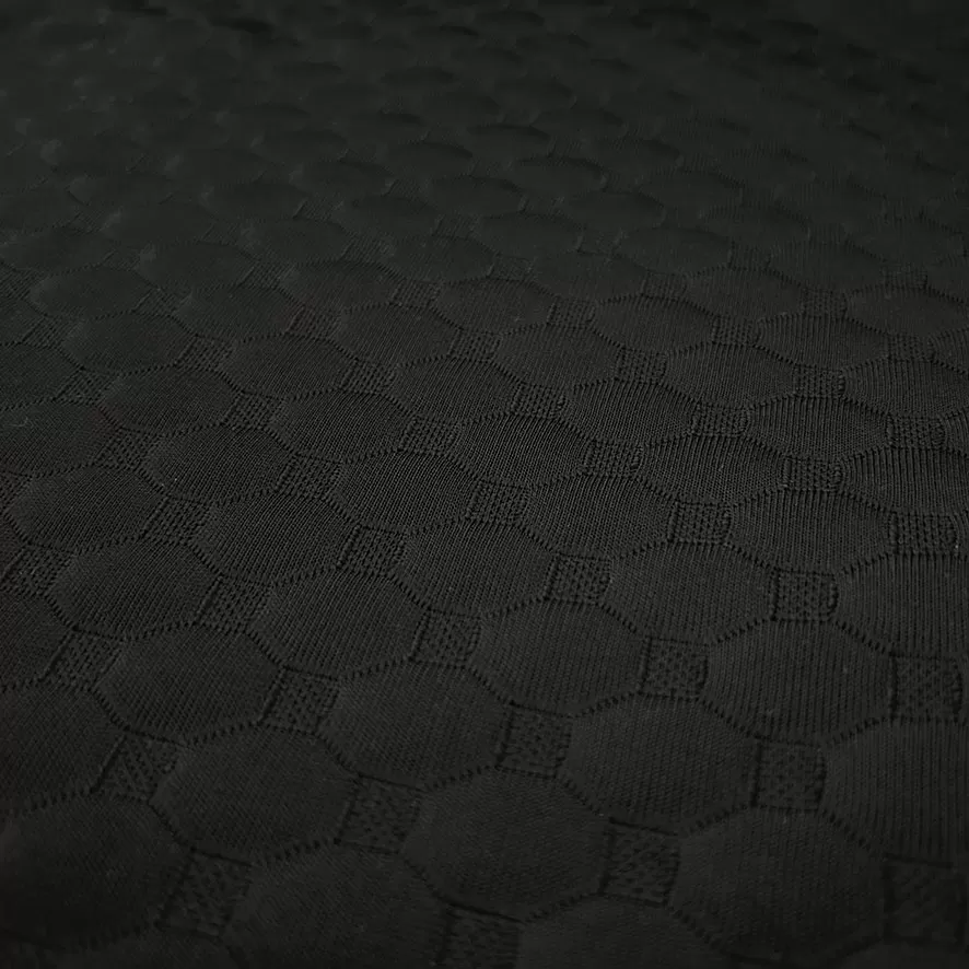 Трикотаж Фабрики Матрасная ткань X 3174-32 Black FS TPU купить ОПТОМ Фортекс