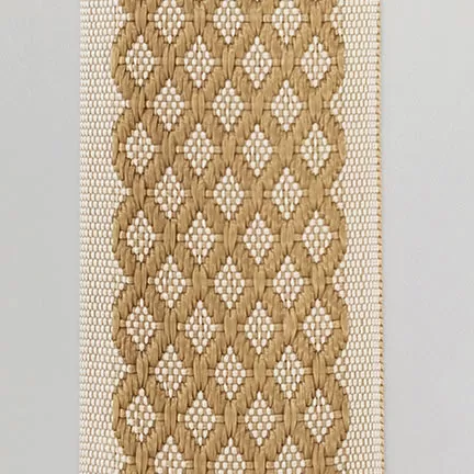 Лента окантовочная цветная AР-Ут ромб 7.2 темно-бежевая