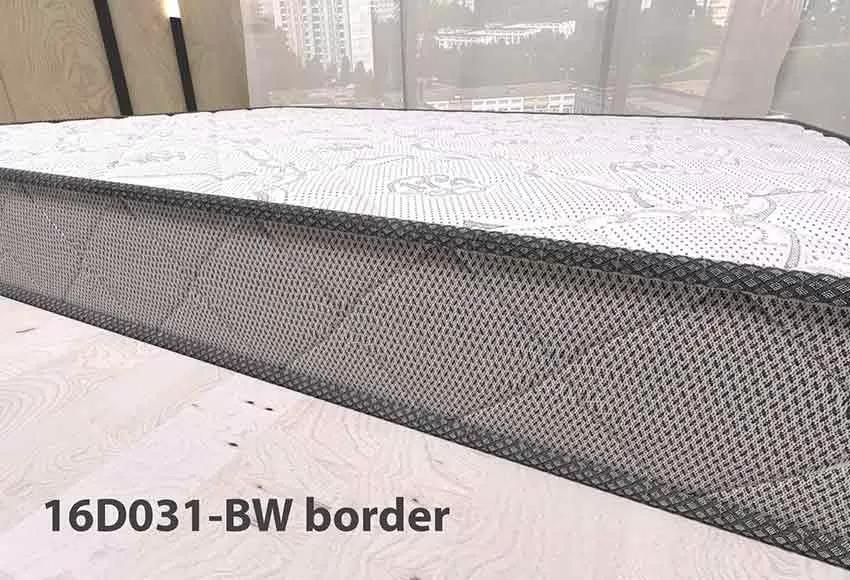 Ткань жаккард полиэстер 16D031-BW border