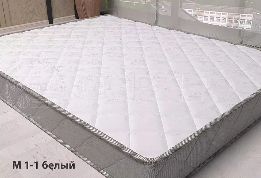 Ткань жаккард полиэстер для матраса M1-1 белый