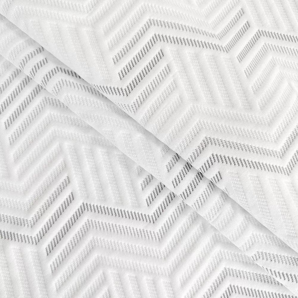 Матрасные комплектующие Матрасные ткани Трикотаж Трикотаж F023 бело-серый купить ОПТОМ Фортекс