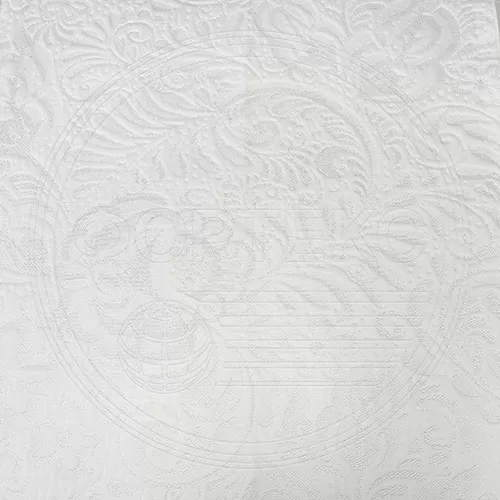 Трикотажное полотно FRTX 25 015 Гжель Белый матрасные ткани оптом