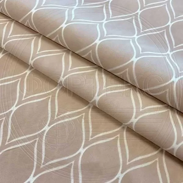 Микрофайбер набивной беж. 5BJ-1441 геометрический рисунок