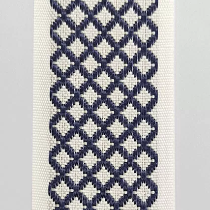 Лента окантовочная цветная AР ромб 3.4 темно-синяя