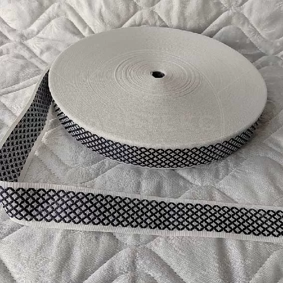 Лента окантовочная цветная AР ромб 3.4 темно-синяя