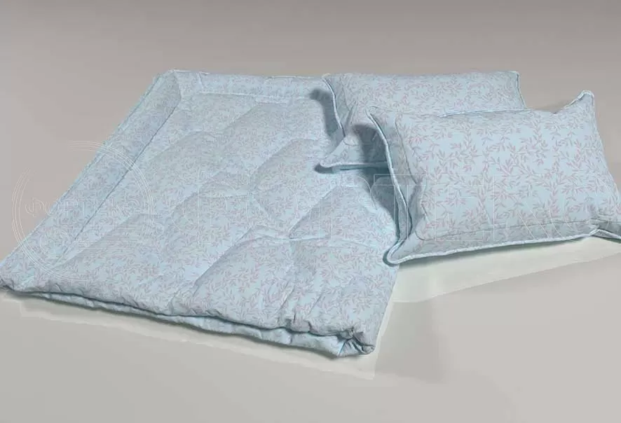 Ткани для постельного белья оптом Поликоттон 019-007 blue купить ОПТОМ Фортекс