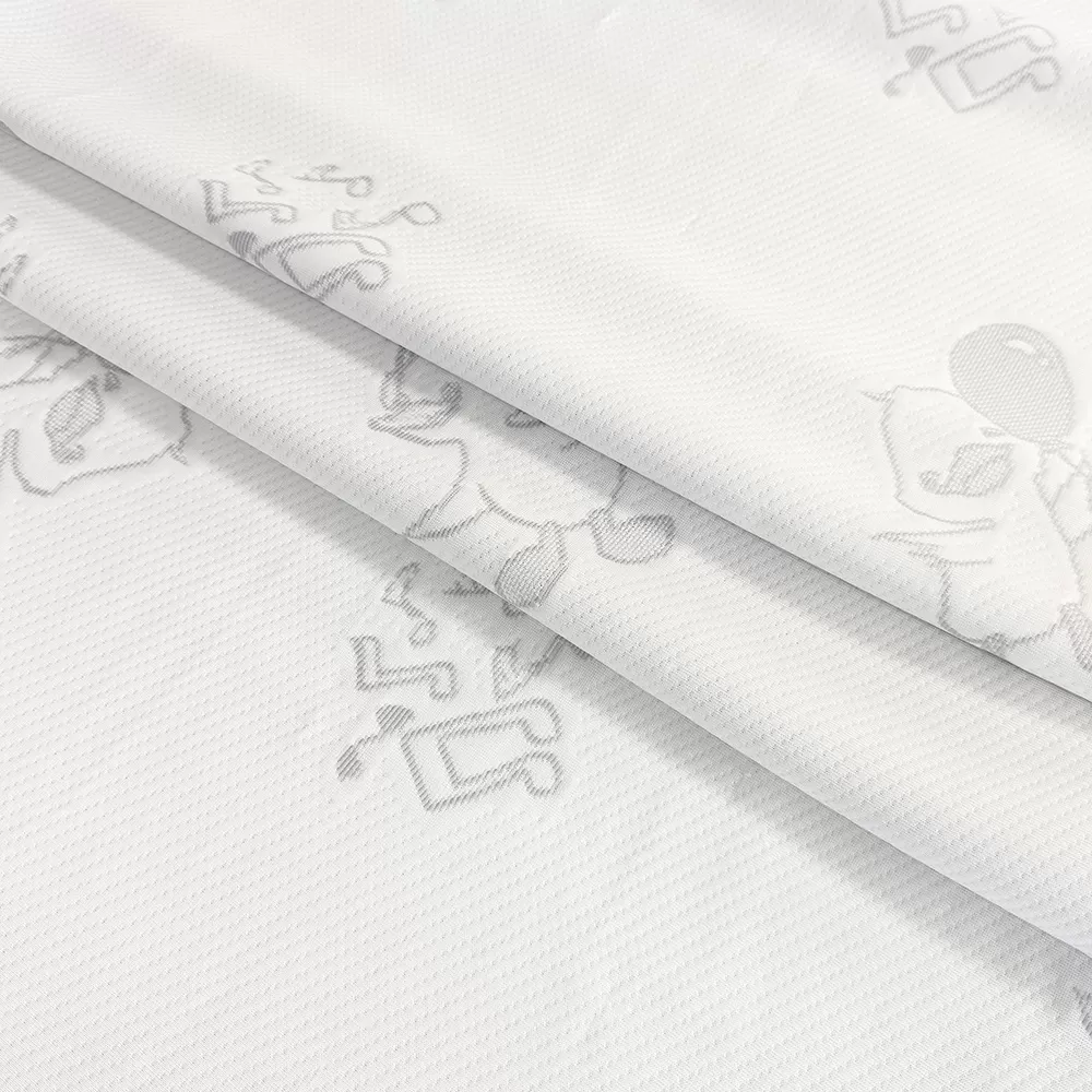 Матрасные комплектующие Матрасные ткани Трикотаж Трикотаж F136 бело-серый купить ОПТОМ Фортекс