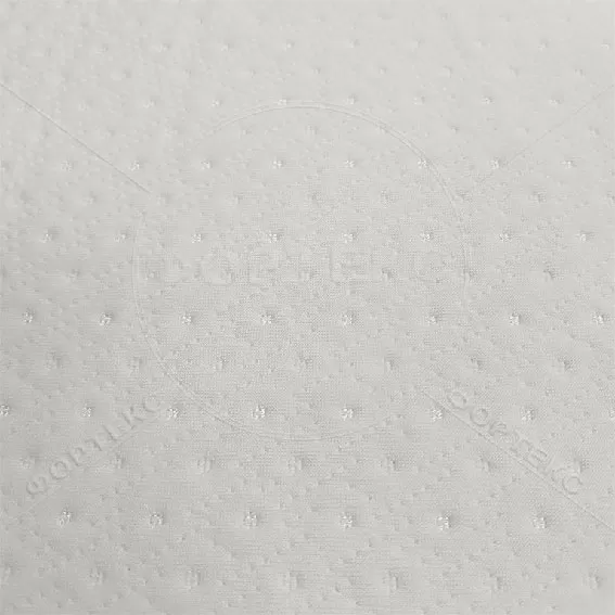 Трикотажное полотно X117-9 white белого цвета, рисунок точки