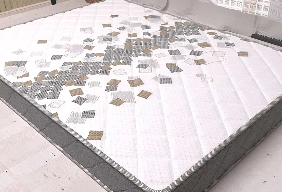 Трикотаж ST 037-43 Black/Brown 8.4/Grey 9.2 FS на матрасе