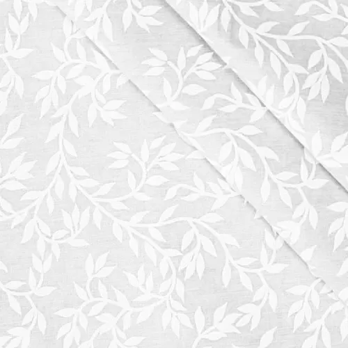 Ткани для постельного белья оптом Поликоттон 019-007 white купить ОПТОМ Фортекс