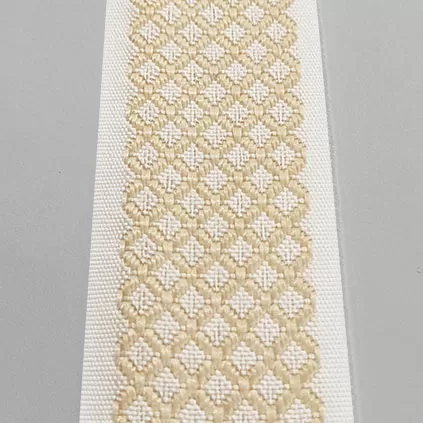 Лента окантовочная цветная AР ромб 7.2 темно-бежевая