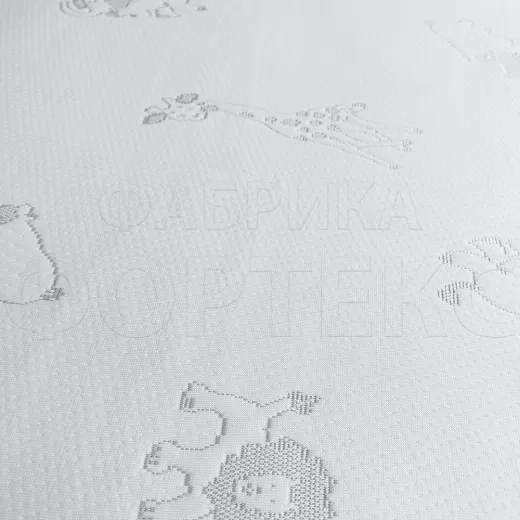 Матрасные комплектующие Матрасные ткани Трикотаж Матрасная ткань Зоопарк F005 серый купить ОПТОМ Фортекс