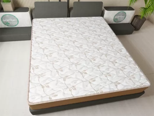 Матрасные комплектующие Матрасные ткани Трикотаж Трикотаж F024 бежево-белый купить ОПТОМ Фортекс