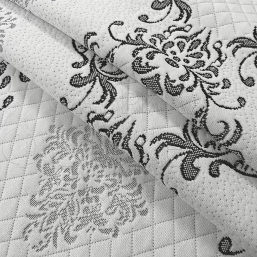 Матрасные комплектующие Матрасные ткани Трикотаж Матрасная ткань Верона X3478 черно-белый купить ОПТОМ Фортекс