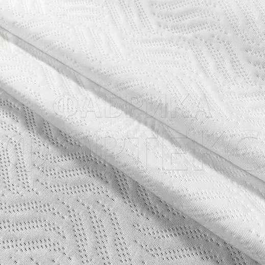 Трикотажное полотно WEATHIN FS белого цвета
