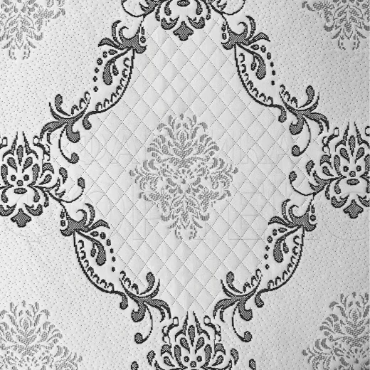 Матрасные комплектующие Матрасные ткани Трикотаж Матрасная ткань Верона X3478 черно-белый купить ОПТОМ Фортекс