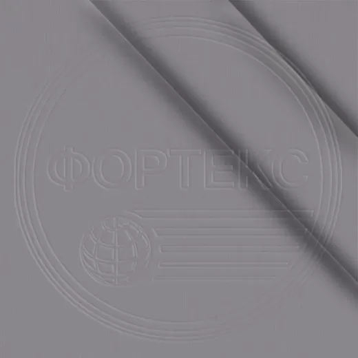 Твил-сатин гладкокрашеный Silver Filigree серый, без рисунка